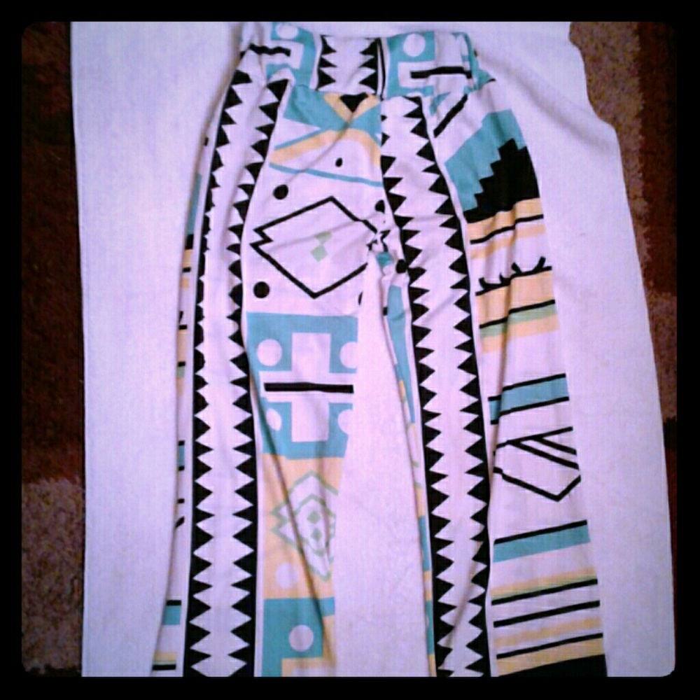 Patterned Silk Bottoms